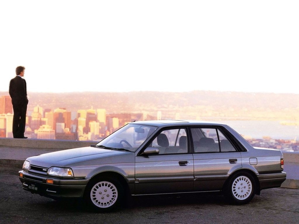 Mazda Familia (BFMP, BFMR, BFTP) 6 поколение, рестайлинг, седан (02.1987 - 01.1989)